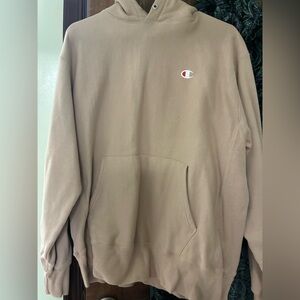 ‼️NWOT: Tan Champion Reverse Weave Hoodie